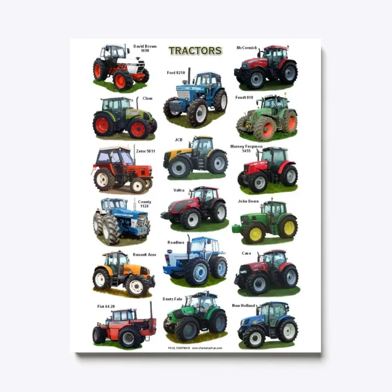  tractor poster